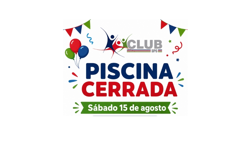 Piscina cerrada el día 15 de agosto