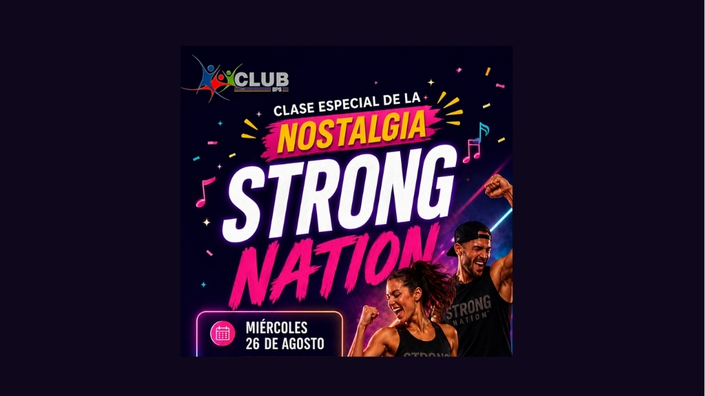 Clase Especial de Strong Nation el miércoles 26 de agosto
